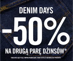 Denimowa kolekcja z damskiej oferty aż 50% taniej!