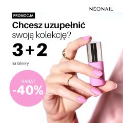 Lakiery hybrydowe i klasyczne w promocji 3+2.